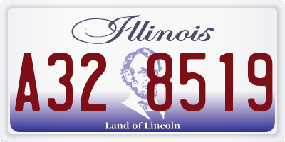 IL license plate A328519