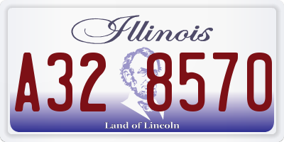 IL license plate A328570