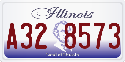 IL license plate A328573