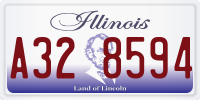 IL license plate A328594