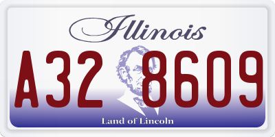 IL license plate A328609