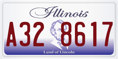 IL license plate A328617