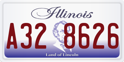 IL license plate A328626