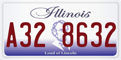 IL license plate A328632