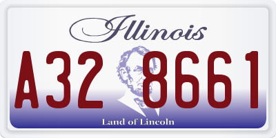 IL license plate A328661
