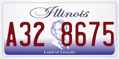 IL license plate A328675