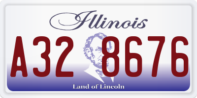 IL license plate A328676