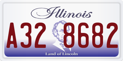 IL license plate A328682