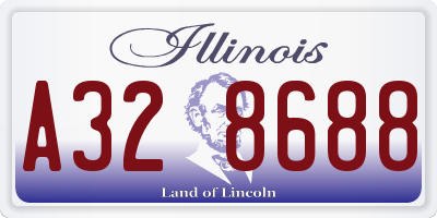 IL license plate A328688