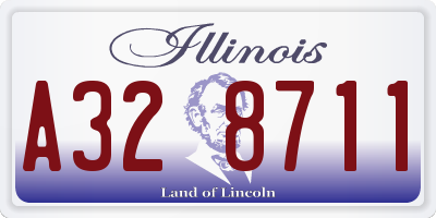 IL license plate A328711