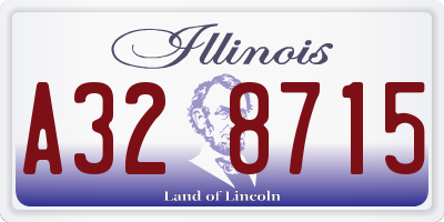 IL license plate A328715