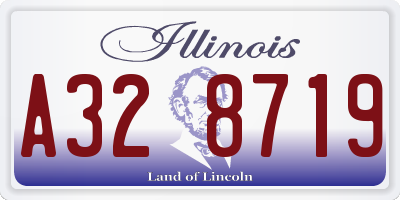 IL license plate A328719
