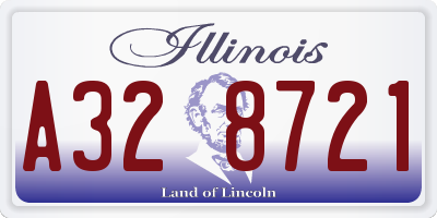 IL license plate A328721
