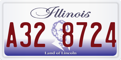 IL license plate A328724