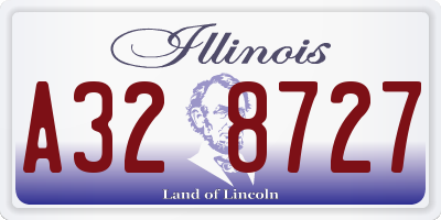 IL license plate A328727