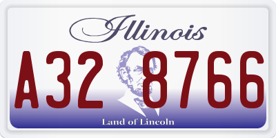 IL license plate A328766