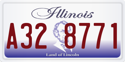IL license plate A328771