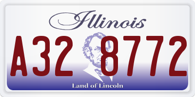 IL license plate A328772