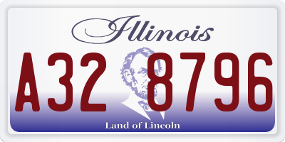 IL license plate A328796