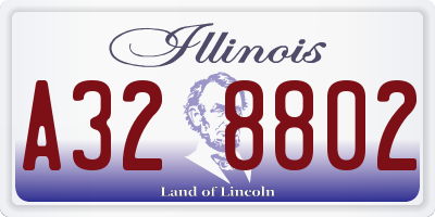 IL license plate A328802