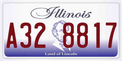 IL license plate A328817