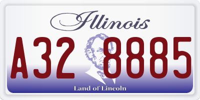 IL license plate A328885