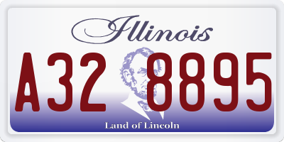 IL license plate A328895