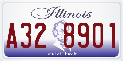 IL license plate A328901