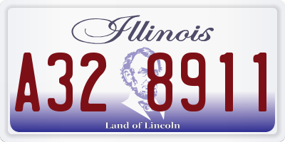 IL license plate A328911
