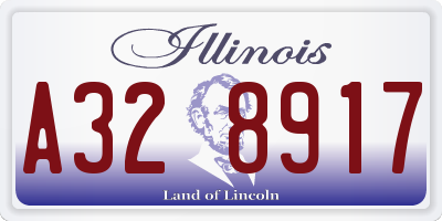 IL license plate A328917