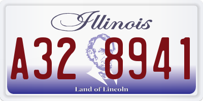 IL license plate A328941