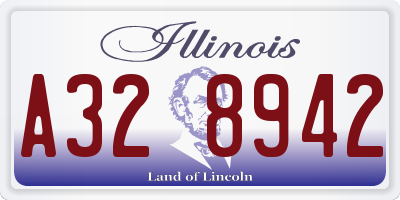 IL license plate A328942