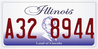 IL license plate A328944