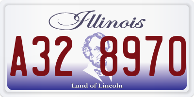 IL license plate A328970