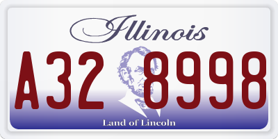 IL license plate A328998