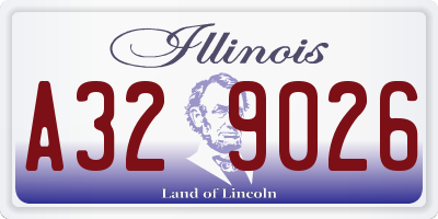 IL license plate A329026