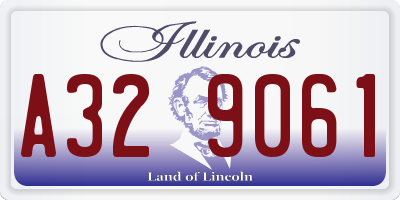 IL license plate A329061