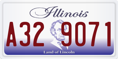 IL license plate A329071