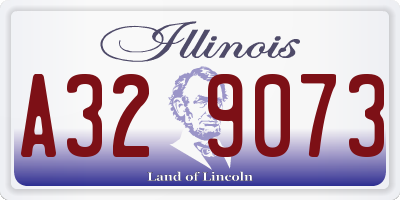 IL license plate A329073