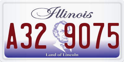 IL license plate A329075