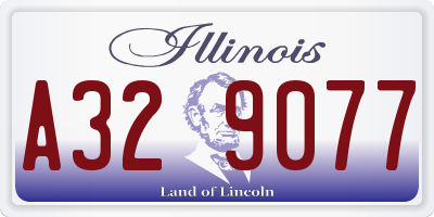 IL license plate A329077
