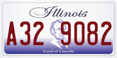 IL license plate A329082