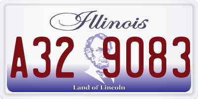 IL license plate A329083