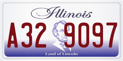 IL license plate A329097