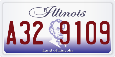 IL license plate A329109