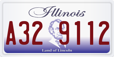 IL license plate A329112