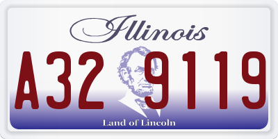 IL license plate A329119