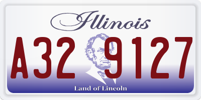IL license plate A329127