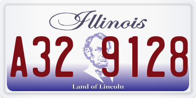 IL license plate A329128