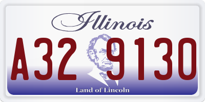 IL license plate A329130